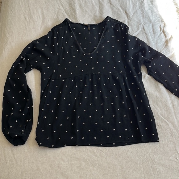 2 MAJE tops / blouses with stars ⭐️ Sz 1 & 2 / XS - Picture 7 of 14